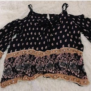 Boho cold shoulder
